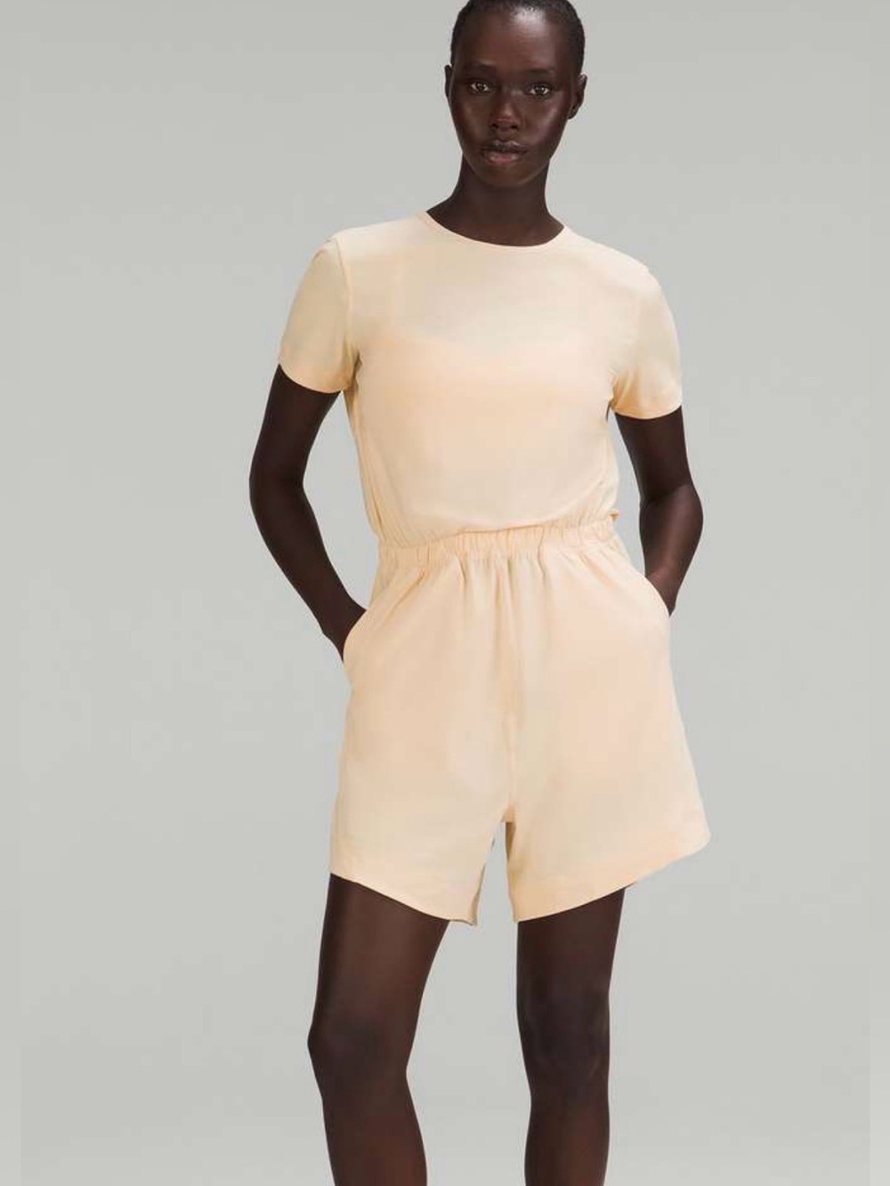 Lululemon Lightweight High-Neck Romper Yellow Size 12